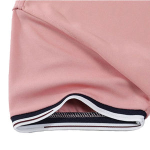 Polos de manga corta informales para hombre, camisetas de punto de algodón 100% con patrón sólido, ropa de manga corta antiarrugas para hombre - Product Image 3