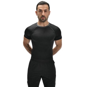 Manufacturer Seamless Slim Fitness t <b>Shirt</b> Athletic Bodybuilding Muscle Tee Quick Dry High <b>Compression</b> Gym t <b>Shirts</b> <b>for</b> <b>Men</b> - Product Image 1