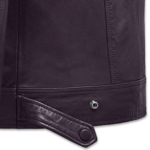 แจ็กเก็ตหนังของผู้ชายสีทึบใหม่ล่าสุดแจ็คเก็ตหนังระบายอากาศขนาดปกติแจ็คเก็ตหนังฤดูหนาวดูคลาสสิก - Product Image 5