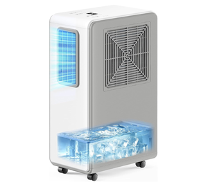 Climatiseur portable 4 en 1, unité de climatisation, refroidissement et déshumidificateur, ventilateur de refroidissement, ultra silencieux - Product Image 1
