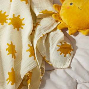 ผ้าห่มเด็กแรกเกิด ผ้าฝ้ายออร์แกนิคถักนุ่มสบาย ชุดเครื่องนอนเด็กอ่อน ระบายอากาศได้ดี ผ้าห่อตัวเด็ก คุณภาพพรีเมียม ลายการ์ตูนสัตว์ - Product Image 3