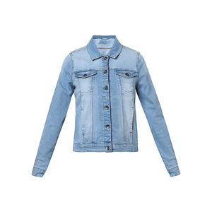 Chaquetas Vaqueras de Mezclilla para Mujer, Estilo Nuevo 2026, Diseño Personalizado, 100% Algodón, Buena Calidad, Servicio OEM de Fábrica - Product Image 3