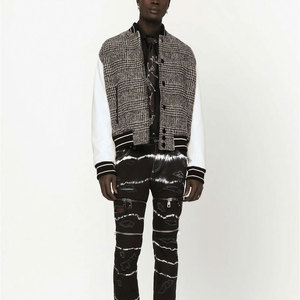 Chaquetas Universitarias de Lana con Mangas de Cuero Hechas a Medida al por Mayor, Chaquetas Varsity Escolares para Hombre - Product Image 2