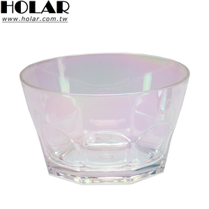 [Holar] ไต้หวันทําชามสลัดขนาดเล็กสีรุ้งเสิร์ฟพลาสติกกันกระแทกขนาด 12 ซม. สําหรับชิปจานข้าง - Product Image 1