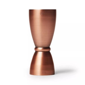 Jigger de Barra de Doble Cara con Acabado de Cobre y Acero Inoxidable, Herramienta de Medición de Cócteles de Precisión con Acabado Liso y Vertido Preciso - Product Image 1