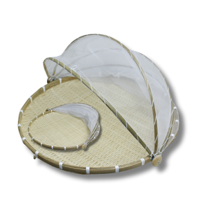 BÚSQUEDA CALIENTE BANDEJA DE BAMBÚ Ecológica Cesta hecha a mano para utensilios de cocina Almacenamiento de alimentos y organización del hogar. - Product Image 1