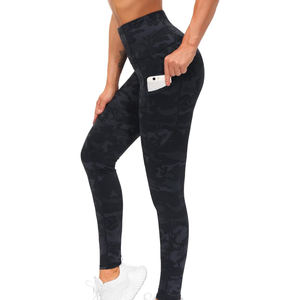 เลกกิ้งเอวยางยืดสำหรับผู้หญิงเลกกิ้งสำหรับเล่นโยคะเอวยางยืดระบายอากาศได้ดีพิมพ์ลายได้ตามต้องการ - Product Image 6