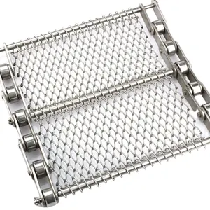 Shandong JIEXUN 304 /316/ Wire Mesh Conveyor Belt Stainless Steel 30 New Product 2020 Customize Provided Heat Resistant 6 Months