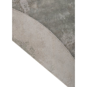 Alfombra Entropy Blue de Lana y Seda de Bambú Anudada a Mano, Diseño Abstracto de Patchwork para el Hogar, para Dormitorio, Pasillo, Sala de Estar, Rectangular (1828) - Product Image 5