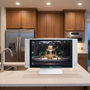 ทีวีจอแบน LED LCD ขนาด 40 นิ้ว ความละเอียด FHD HDTV พร้อมความละเอียด 4K UHD สำหรับใช้ในห้องครัว โรงแรม ห้องน้ำ - Product Image 3