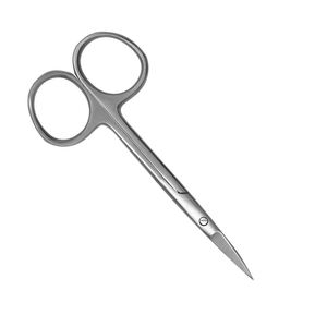 Ciseaux à iris chirurgicaux professionnels à pointe fine en acier métallique à pointe droite Ciseaux à iris de chirurgie de 4.5 pouces - Product Image 4