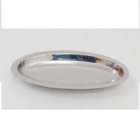 Plat ovale en argent de qualité supérieure, fait main, design moderne, décoration d'intérieur, vaisselle personnalisable pour mariage, cuisine, restaurant, fête