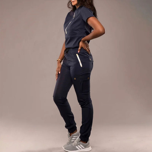 ชุดสครับทางการแพทย์ระดับพรีเมียม ผ้าฝ้ายผสมโพลีเอสเตอร์ 190 GSM ชุดยูนิฟอร์มโรงพยาบาลสำหรับแพทย์ พยาบาล คลินิก ใส่ได้ทุกวัน - Product Image 6