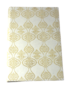 Cuaderno de Papel de Algodón con Estampado de Flocado Color Crema Personalizable, Diario de Tapa Dura, Agenda de Negocios, Oficina, Escuela, con Logotipo Personalizado - Product Image 1