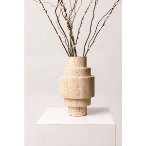 Trusted Manufacturer Marble Flower <b>Vase</b> <b>For</b> Floral Arrangement Display Creating Peaceful And Refined Living Space - Product Image 6
