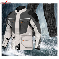 Chaquetas de Motocicleta de Lona con Capucha, Exterior de Cuero, Corte Ajustado, Resistentes al Frío, Impermeables, Transpirables, de Secado Rápido, para Invierno, Unisex