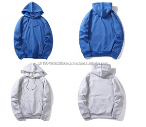 Sudaderas Extra Grandes de Alta Calidad, 100% Algodón, Gruesas, Lisas, Sin Cordones, Unisex, con Logotipo Personalizado, Tallas Grandes para Hombre - Product Image 6