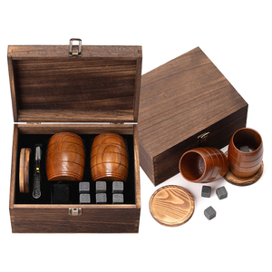 Ensemble <span class=keywords><strong>de</strong></span> 2 verres à whisky en bois brûlé, verres à bourbon durables pour hommes, verres à whisky isolés <span class=keywords><strong>de</strong></span> style old fashioned, cadeaux pour mari, papa - Product Image 1