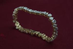 Stylish lab grown diamond moissanite pear bracelet customizable carat vs1 <b>gold</b> <b>rose</b> <b>gold</b> silver lightweight oem low moq b2b - Product Image 6