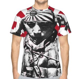 T-shirt imprimé à manches courtes en polyester/coton mélangé de haute qualité en maille vierge personnalisable pour homme - Product Image 5