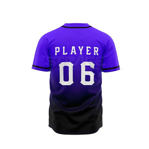 Uniforme de baseball de haute qualité, nouveau design, respirant, grande taille, personnalisable, ensemble de vêtements d'équipe, vente chaude - Product Image 5