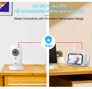 Camera giám sát thú cưng thông minh 5.0 inch màn hình LCD 2.4G truyền không dây theo dõi thời gian thực âm thanh hai chiều - Product Image 4