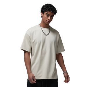 T-shirt à col rond en coton Couleurs personnalisables T-shirts pour hommes Boxy Oversized Fit T-shirts à col rond pour hommes - Product Image 1