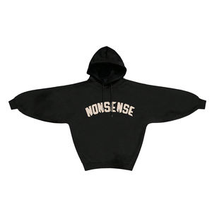 Vente en gros de sweats à capuche unisexes bon marché 220 GSM, en molleton surdimensionné, avec impression personnalisée en relief, sweats à capuche d'automne vierges pour hommes avec votre propre logo - Product Image 6
