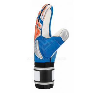 Gants de gardien de but en latex antidérapant de haute qualité, couleur personnalisée, avec fermeture à crochets et boucles et protection des doigts - Product Image 4