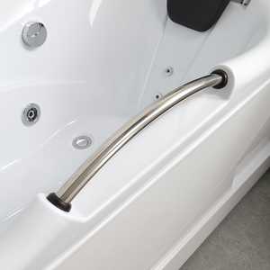 Koricini DORIS WHITE Italy Right-Hand Hydromassage Acrylic Luxury <b>Whirlpool</b> <b>Bathtub</b> - Product Image 6
