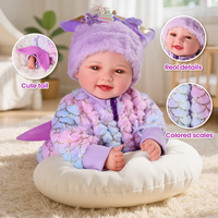 Poupée sirène Babeside Mia 17 pouces, poupée bébé sirène réaliste, commande en gros, support OEM ODM, ensemble cadeau complet