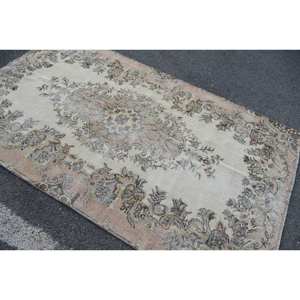 พรมขนสัตว์4.9x8ft ตุรกีสีเบจสีน้ำตาลหรูหราดีไซน์แบบเย็บปะติดปะต่อกันสำหรับทางเข้าห้องนั่งเล่นข้างเตียง2023รุ่นใหม่ลาเท็กซ์ได้รับการสนับสนุน - Product Image 2