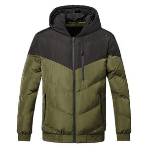 Veste matelassée en toile personnalisée en gros conçue dans un souci de confort et de durabilité Vestes à bulles légères mais chaudes pour hommes - Product Image 1