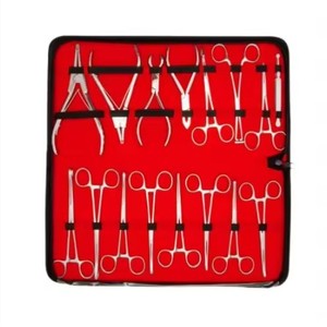 Kit de sutura quirúrgica de ciencia médica certificada, almohadilla de sutura de silicona, juego de herramientas quirúrgicas para estudiantes de medicina, Kit de práctica de sutura - Product Image 3