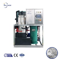 Icemedal Industriële Ijsbuismaker Machine 1-30 Ton/Dag Met Motor En Versnelling-Hoge Productiviteit Siemens Plc Controle