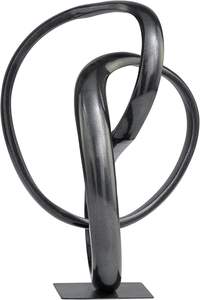 8 "X 7" X 11 "gris foncé aluminium métal géométrique fabriqué à la main multi-fonctionnel nordique décor à la maison Figurine mur décor de noël - Product Image 2