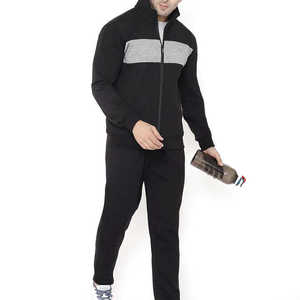 Conjunto deportivo informal para hombre, ropa deportiva de poliéster 100%, chándal cálido con cremallera completa para invierno, correr, trotar, diseño impreso, ligero - Product Image 6
