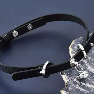 Logo personnalisé imprimé à bas prix Col en cuir Dernier design Vente en gros Col en cuir pour femmes Fabriqué au Pakistan - Product Image 3