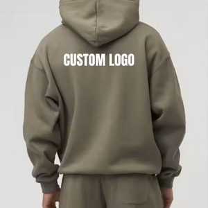 เสื้อฮู้ดสำหรับผู้ชายเสื้อฮู้ดผ้าคอตตอน100% ทรงพลัสไซส์กำหนดเองได้คุณภาพสูง - Product Image 2