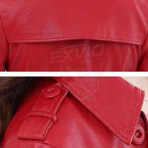 Abrigo de cuero para invierno, nuevo diseño de moda, tela suave, ideal para uso diario, abrigo para mujer - Product Image 6