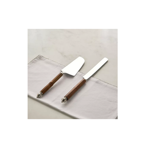 Serveur de gâteau de luxe en acier inoxydable avec poignée en bois restaurants utilisation de coupe de gâteau et Offre Spéciale d'utilisation de serveur - Product Image 6
