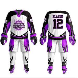 New Custom Design High Quality Ice Hockey Jersey Adults Team <b>Apparel</b> <b>Sports</b> Wear Wholesale Price Shirt Style Ice Hockey Uniform - Product Image 6