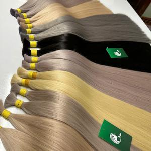 Extensions de cheveux en vrac Cheveux vierges crus du Vietnam Meilleurs cheveux humains brésiliens vierges de luxe à cuticule alignée - Product Image 4