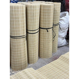 Rollo de Estera de Bambú, Tejido de Paja Natural, Panel para Techo de Jardín Exterior, Vietnam - Product Image 3