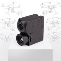 Caméras FPV Axisflying à double objectif pour l'imagerie thermique et le DIY, pour la vision diurne et nocturne