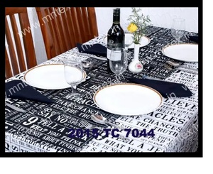 Mantel Impreso Lavable Poly 100% Algodón Fabricantes Barato Venta al por mayor Hotel Restaurante rectángulo Hogar Industrial Banquete - Product Image 3