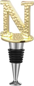 Gold Letter N Prosecco <b>Wine</b> Bottle Stopper Reusable Leak-Proof Accessory With Keep-Fresh Standard Gift for <b>Wine</b> Lovers - Product Image 6