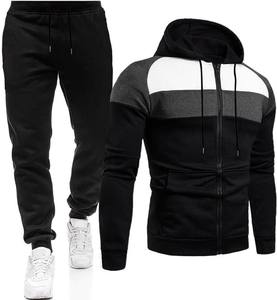 Conjunto Deportivo de Felpa para Hombre, con Capucha, Tallas Grandes, Estampado Informal, Logotipo Personalizado al por Mayor, 100% Poliéster Algodón, Alta Calidad, Invierno - Product Image 1