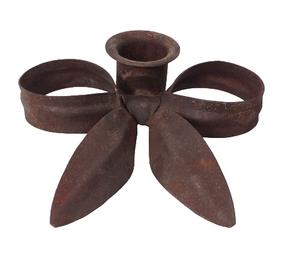 Vela individual dorada antigua vela festiva soporte de hierro para el hogar boda vacaciones decoración METAL & Soporte de vela de hierro - Product Image 5