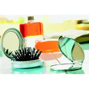 Miroir de maquillage personnalisé B BEAUTY avec pinceau et gadgets sur mesure - Product Image 2